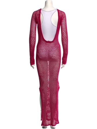 Alix Pinho Crochet Long Dress