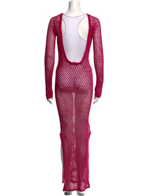 Alix Pinho Crochet Long Dress