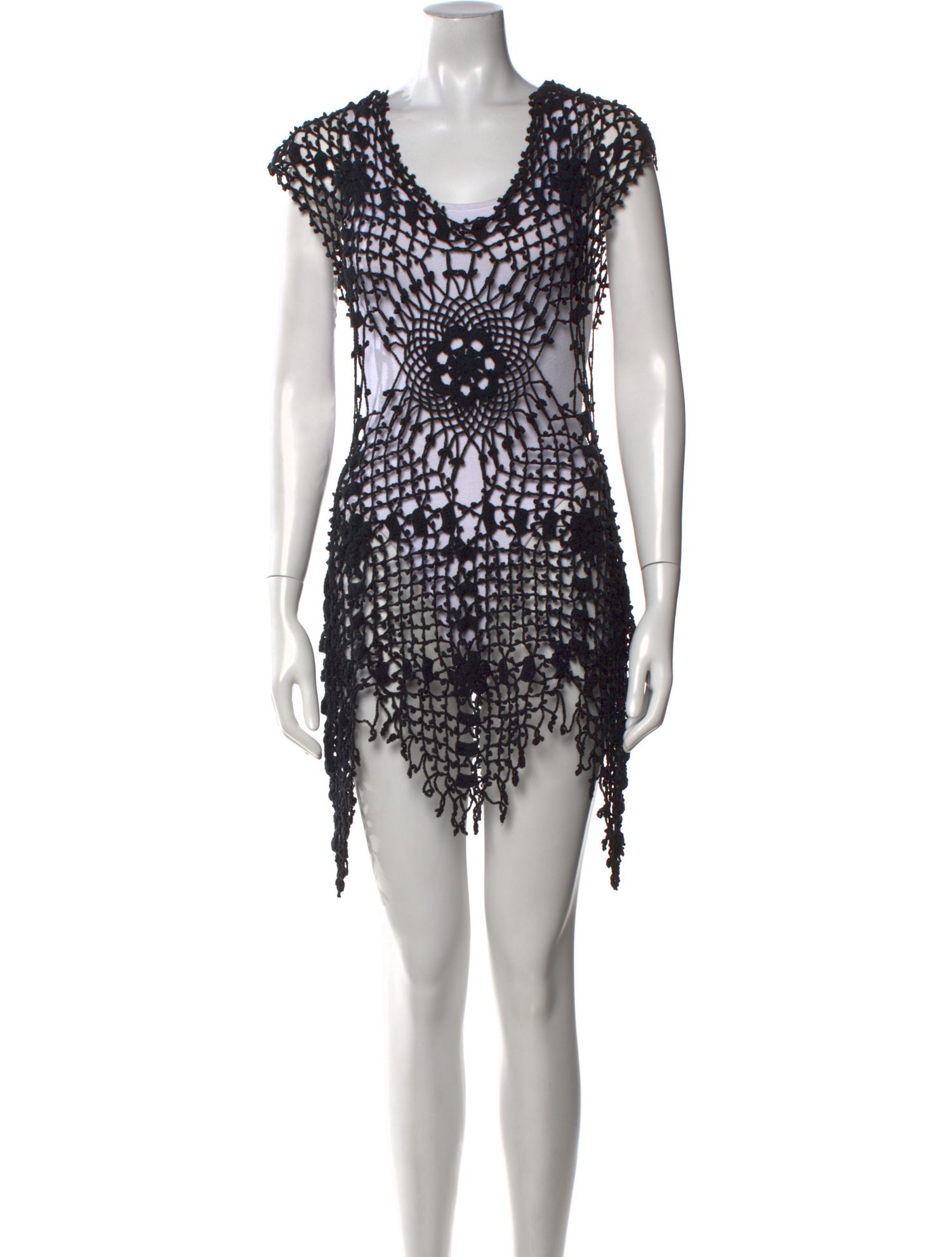 Alix Pinho Cowl Neck Mini Dress