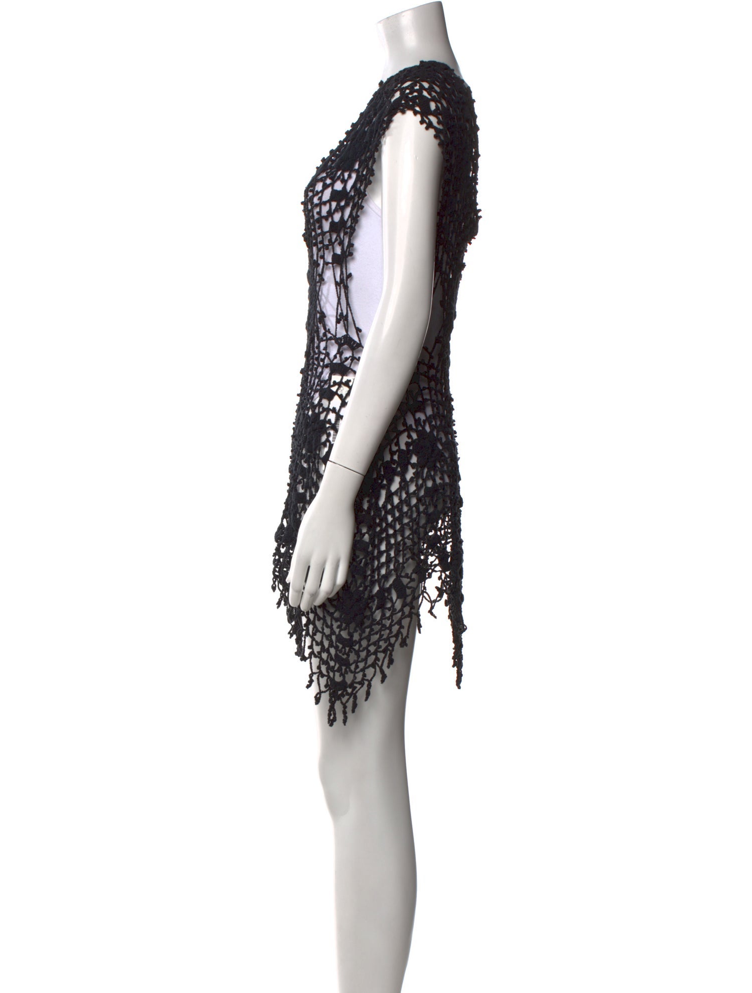 Alix Pinho Cowl Neck Mini Dress