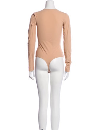 Alix Pinho Crew Neck Long Sleeve Bodysuit