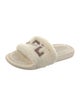 APL Shearling Printed Slides