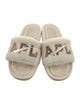 APL Shearling Printed Slides