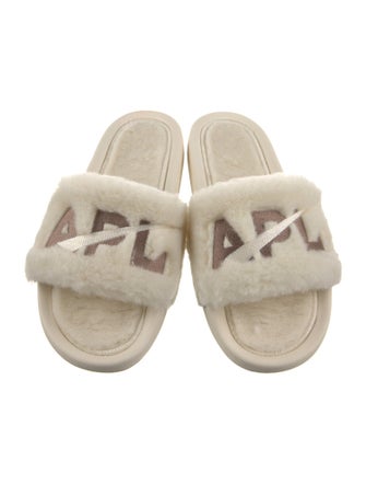 APL Shearling Slides
