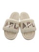 APL Shearling Slides