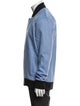 APL Wool Colorblock Pattern Bomber Jacket