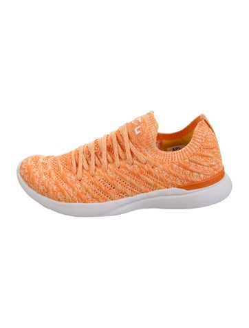 Pre-owned Apl Athletic Propulsion Labs Patterned Athletic Sneakers In Orange