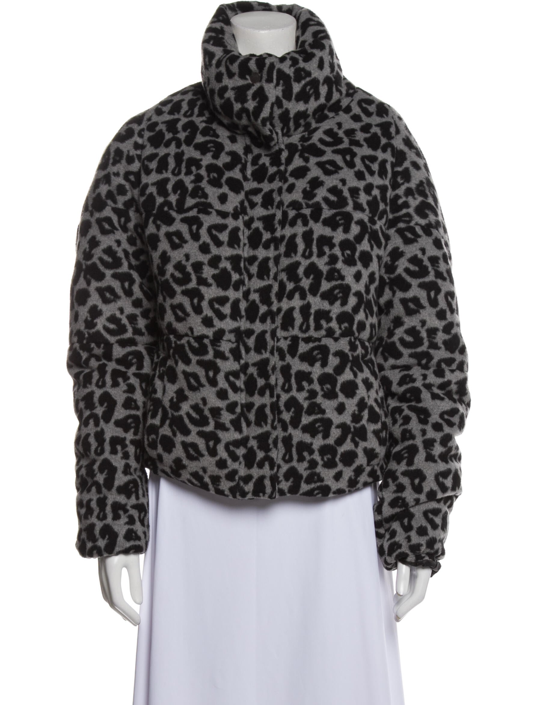 Apparis Animal Print Faux Fur Jacket