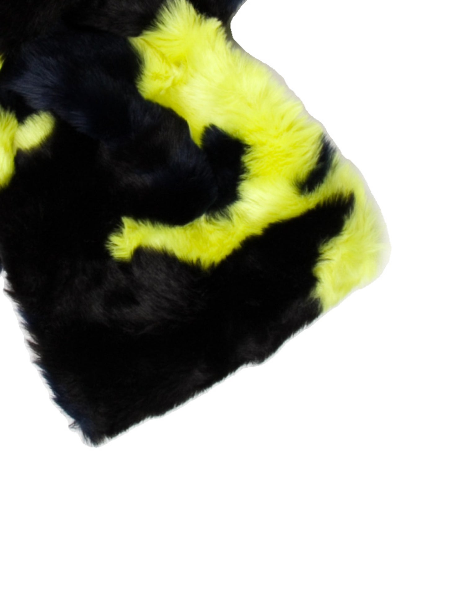 Apparis Faux Fur Printed Scarf