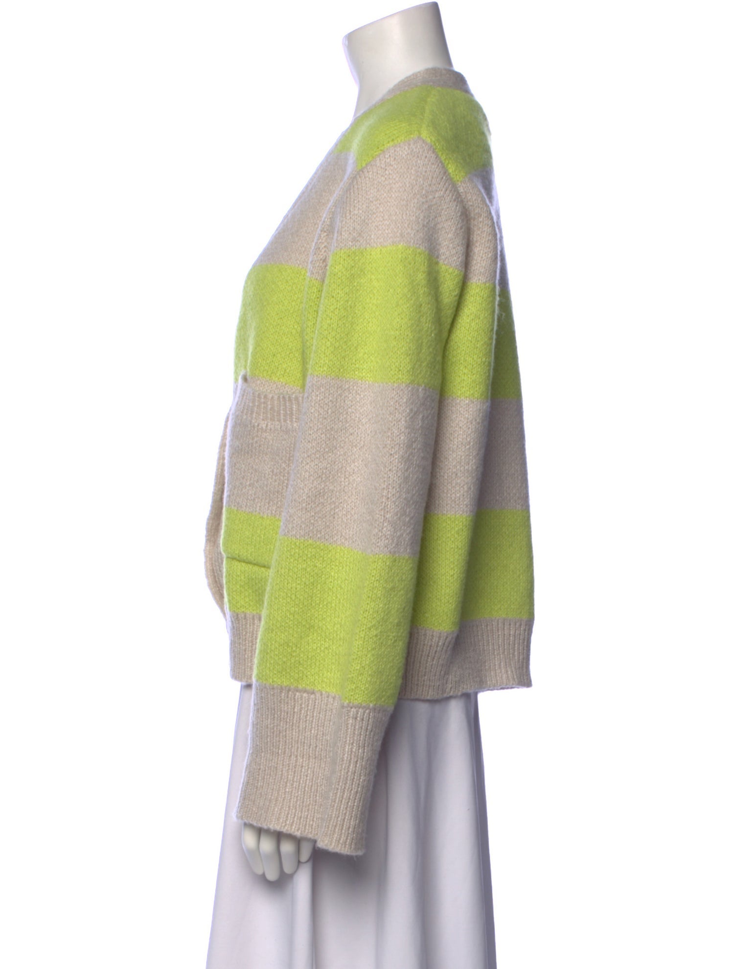 Apparis Striped V-Neck Sweater w/ Tags