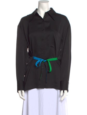 Apparis Long Sleeve Button-Up Top