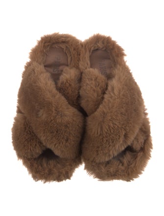 Apparis Faux Fur Slides
