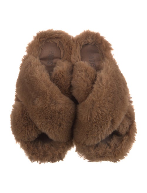 Apparis Faux Fur Slides