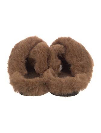 Apparis Faux Fur Slides