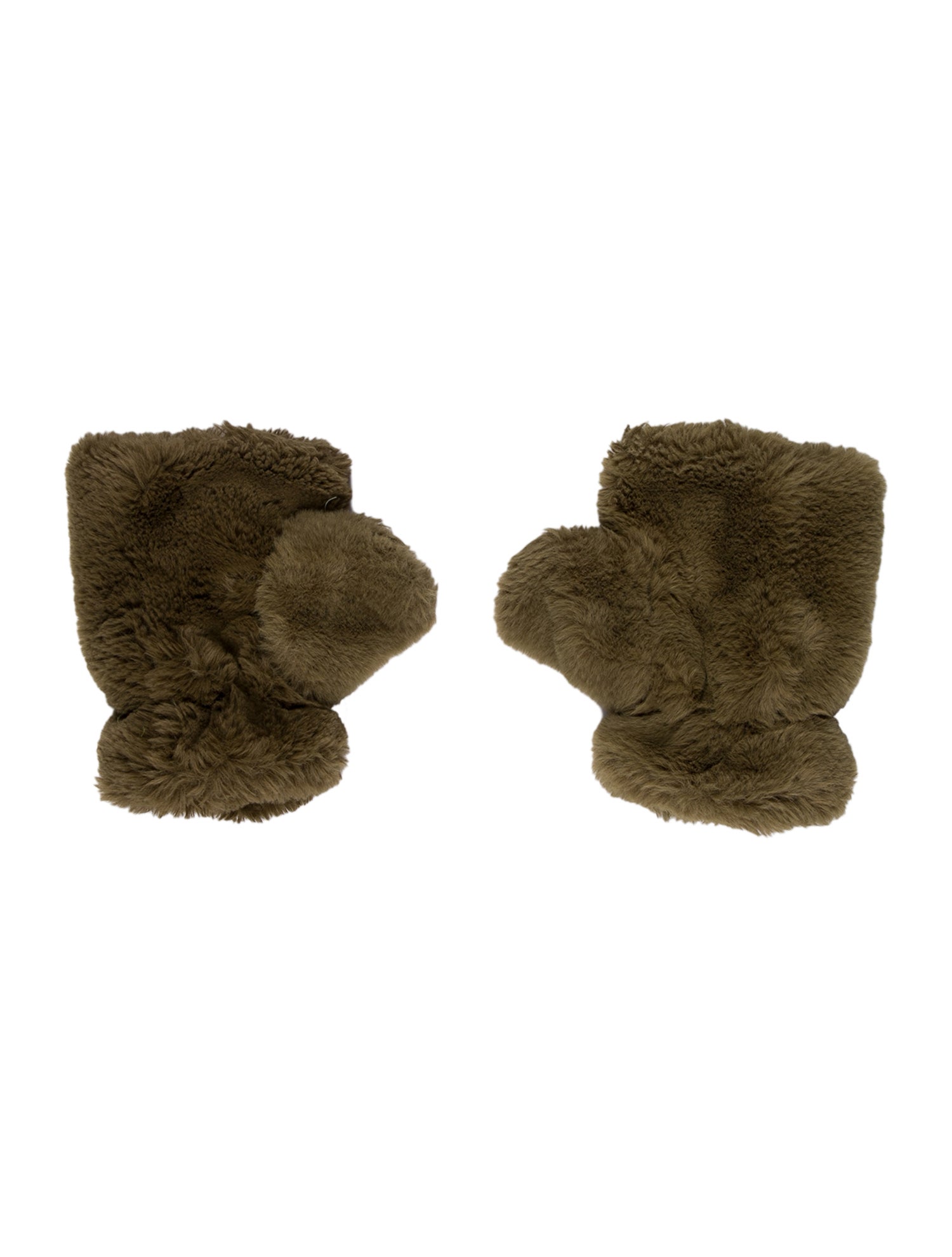 Apparis Fur Fingerless Gloves