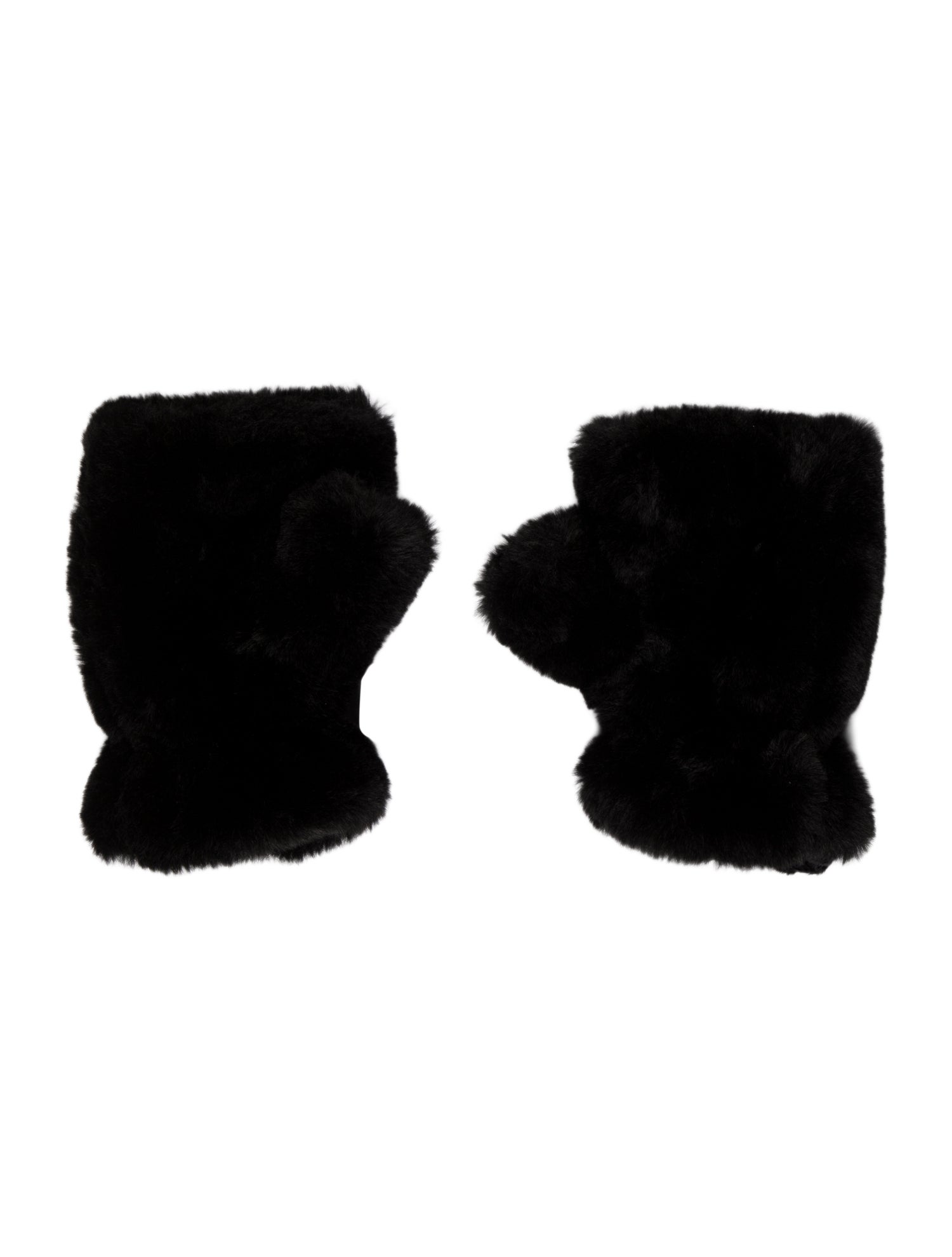 Apparis Faux Fur Mittens