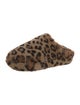 Apparis Faux Fur Animal Print Flats