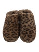 Apparis Faux Fur Animal Print Flats