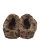 Apparis Faux Fur Animal Print Mules