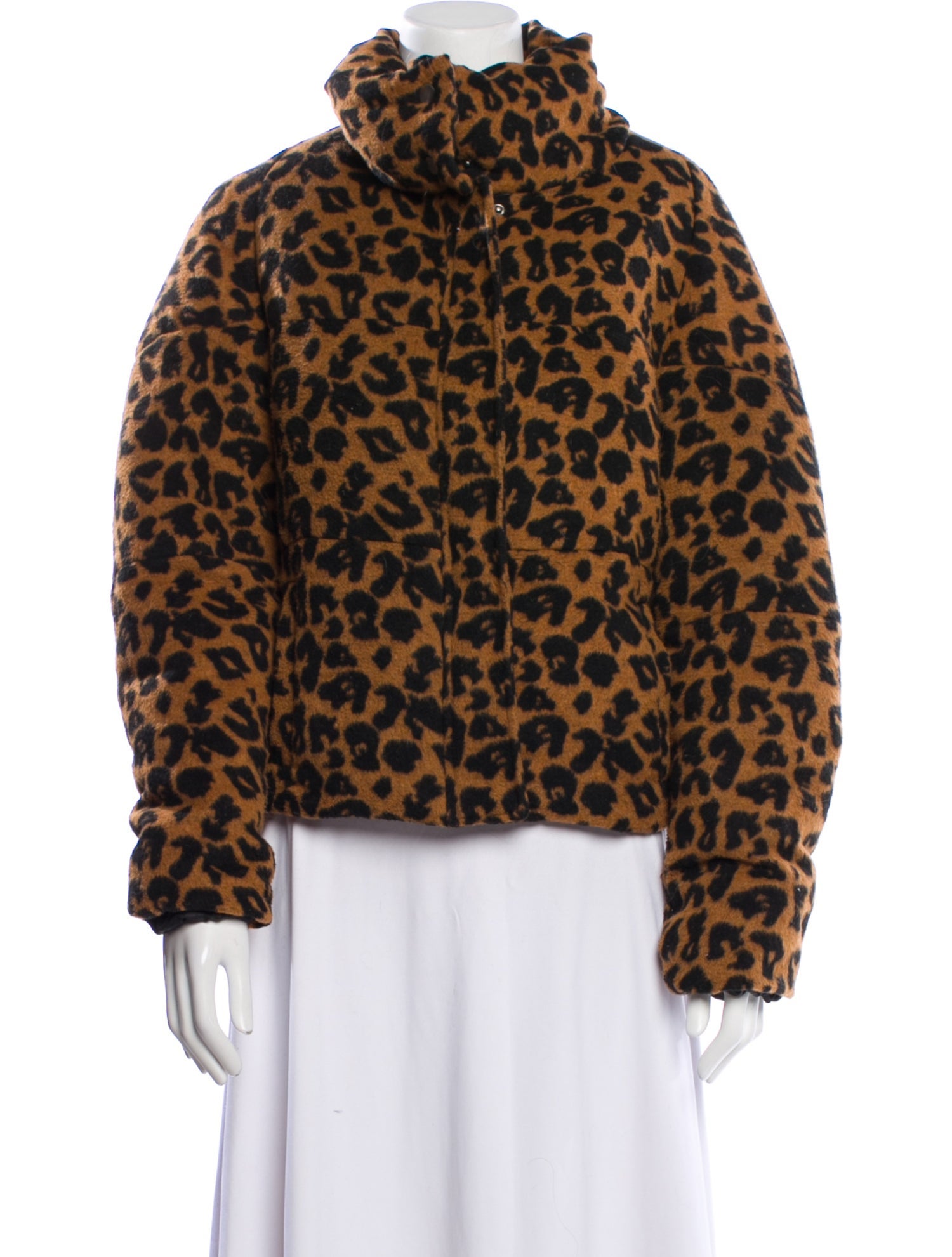Apparis Animal Print Faux Fur Jacket