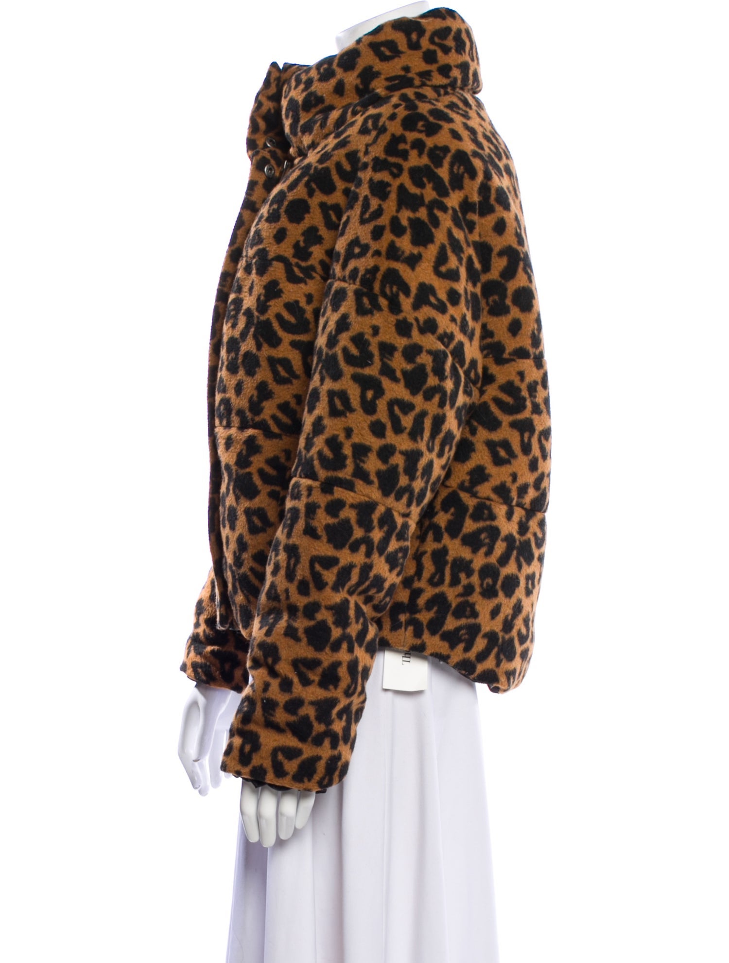Apparis Animal Print Faux Fur Jacket