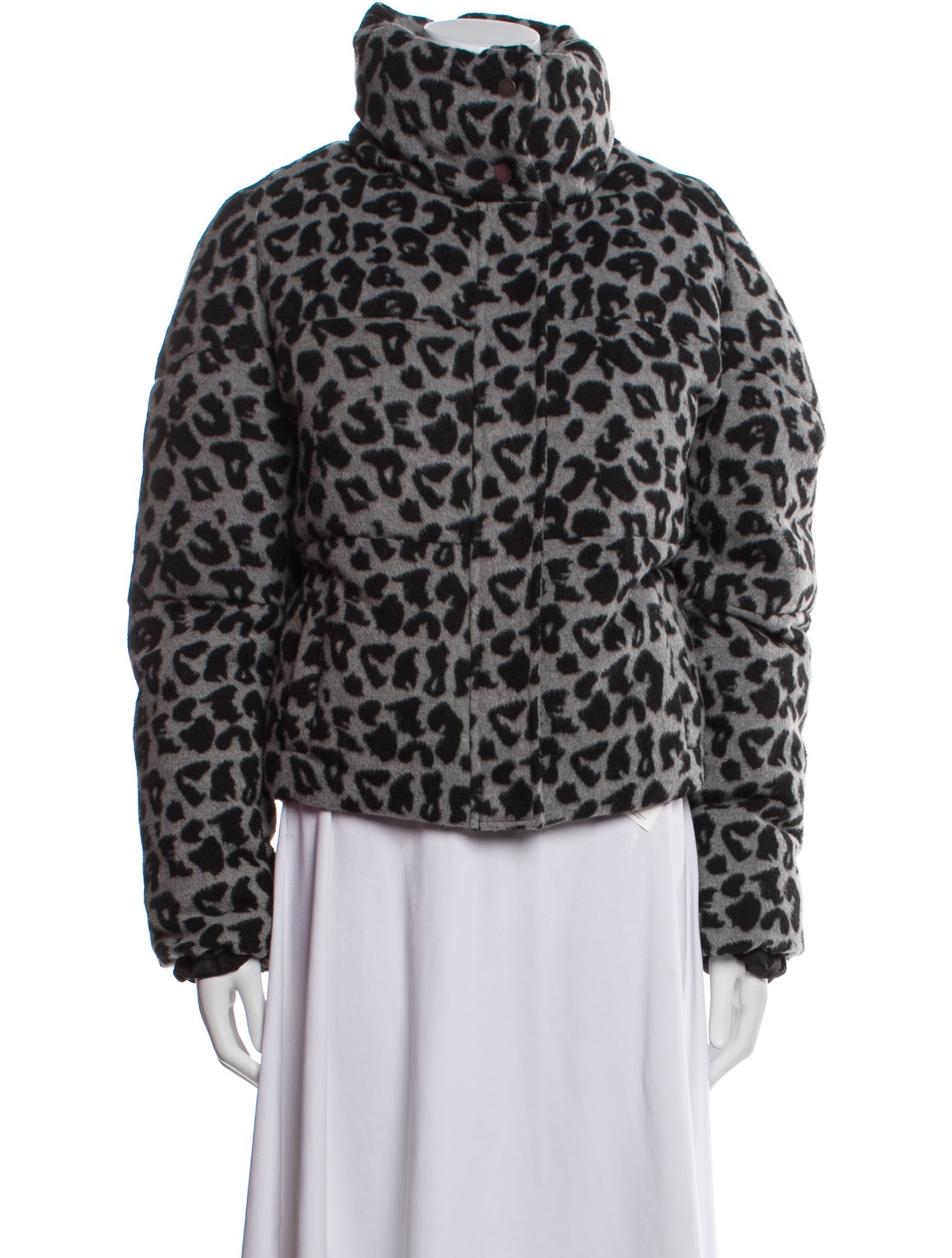Apparis Animal Print Fur Jacket