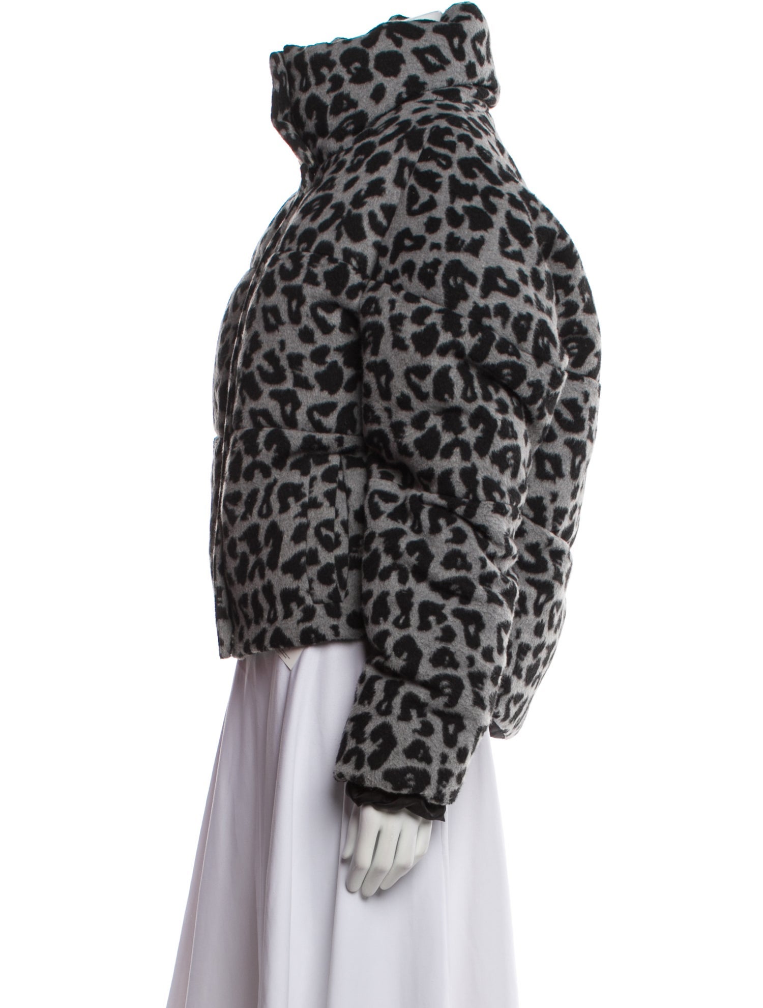 Apparis Animal Print Fur Jacket