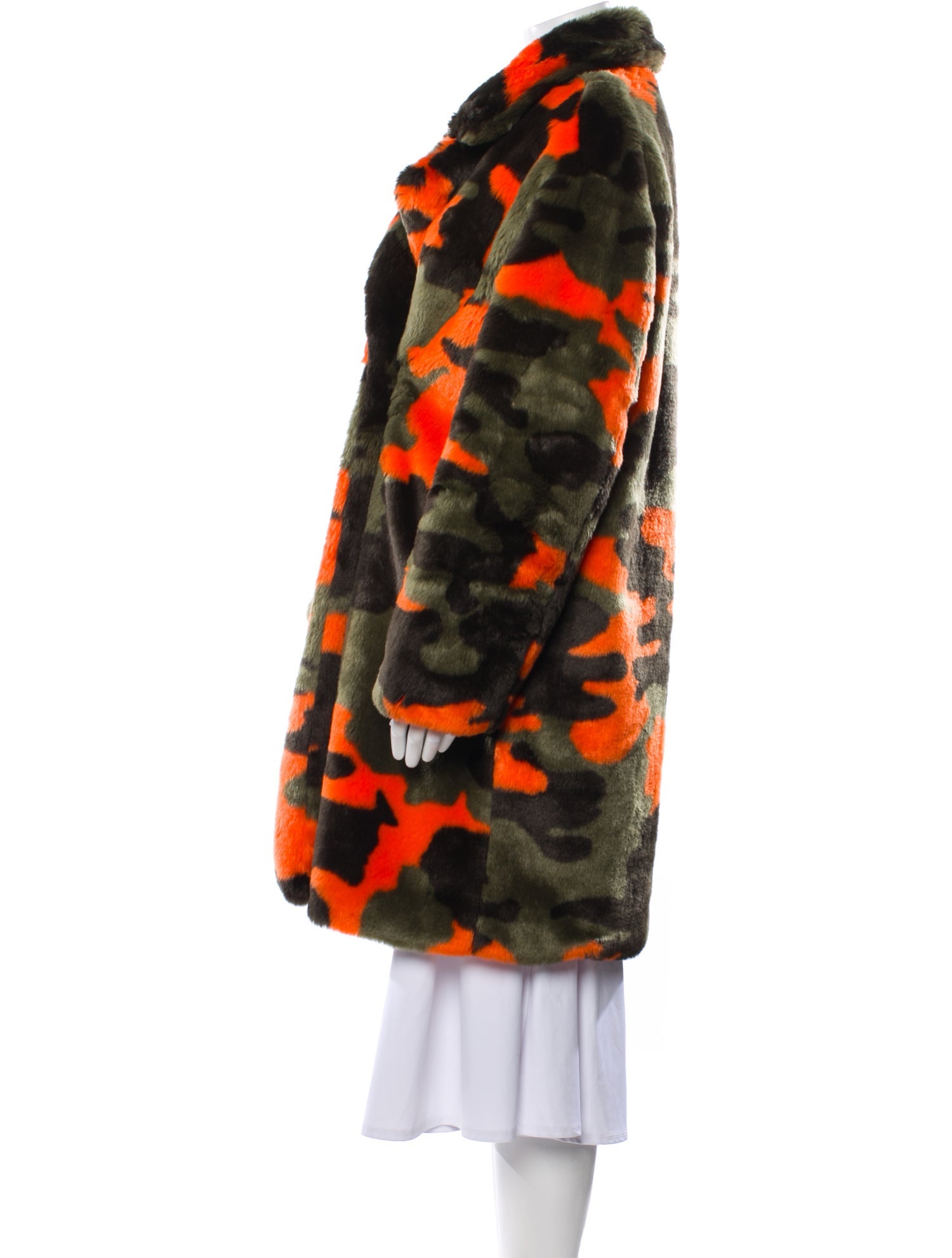 Apparis Faux Fur Printed Faux Fur Coat