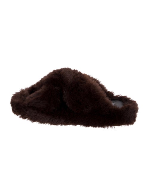 Apparis Faux Fur Faux Fur Trim Slides