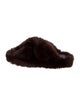 Apparis Faux Fur Faux Fur Trim Slides