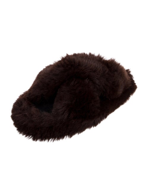 Apparis Faux Fur Faux Fur Trim Slides