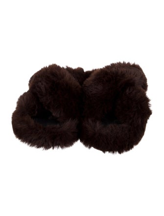 Apparis Faux Fur Faux Fur Trim Slides