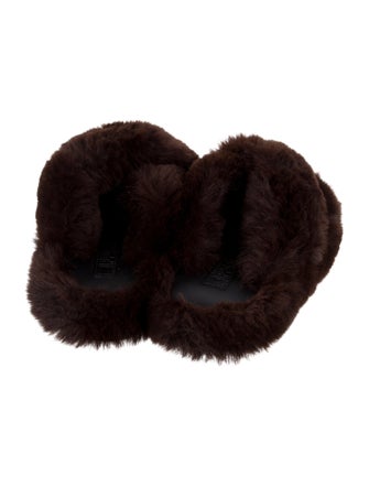 Apparis Faux Fur Faux Fur Trim Slides