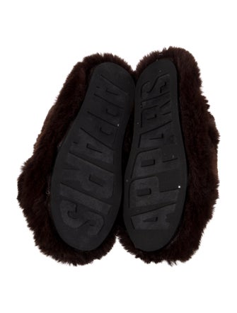 Apparis Faux Fur Faux Fur Trim Slides