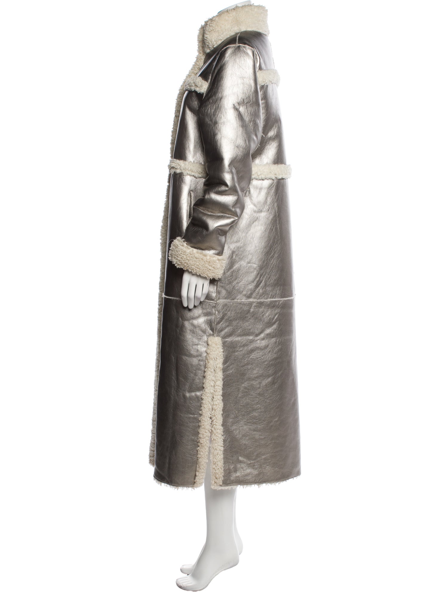 Apparis Printed Faux Fur Coat