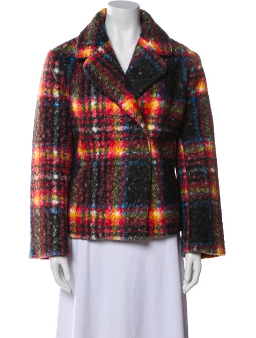 Apparis Plaid Print Blazer