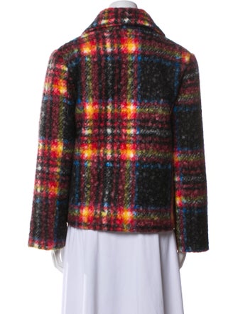 Apparis Plaid Print Blazer