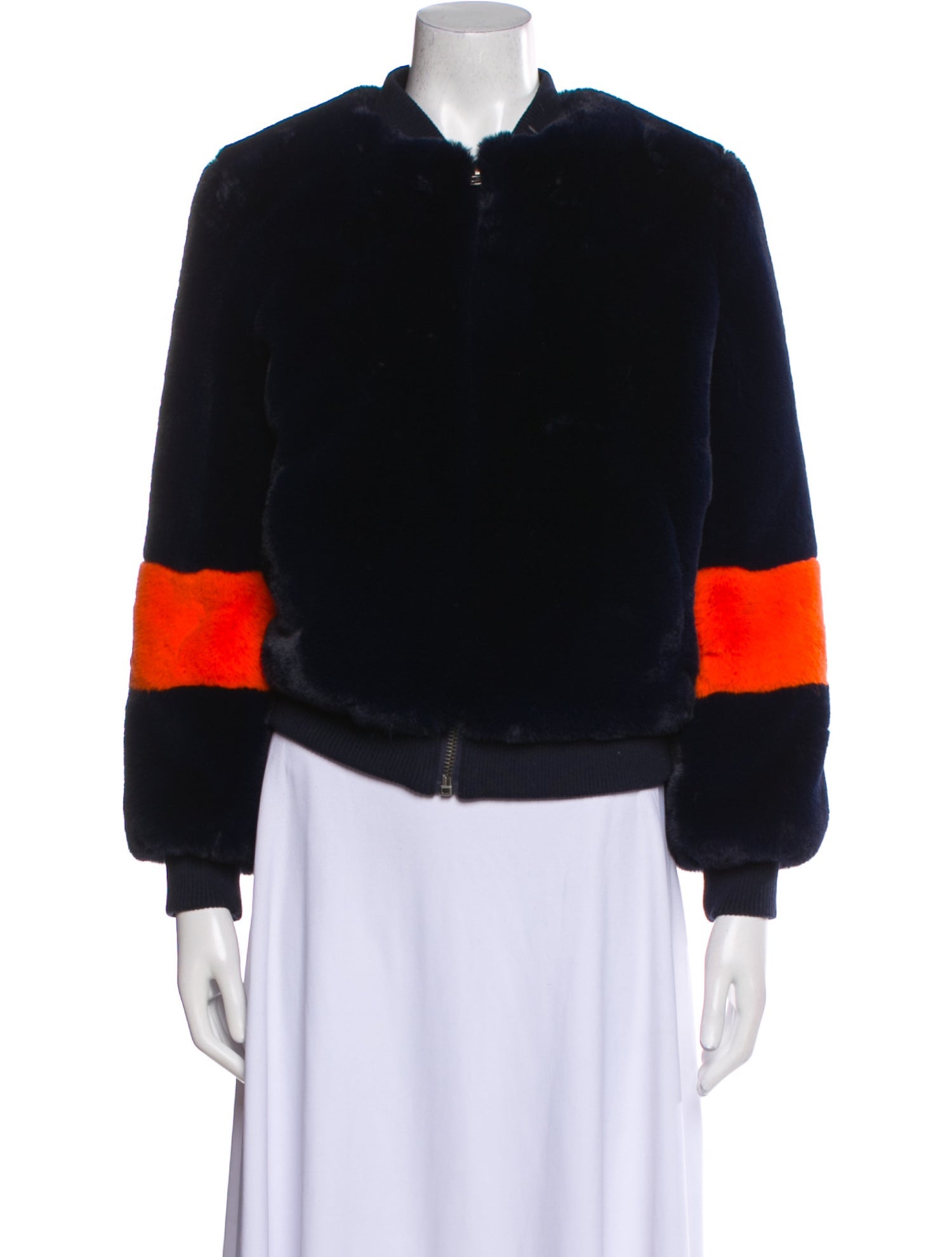 Apparis Colorblock Pattern Bomber Jacket