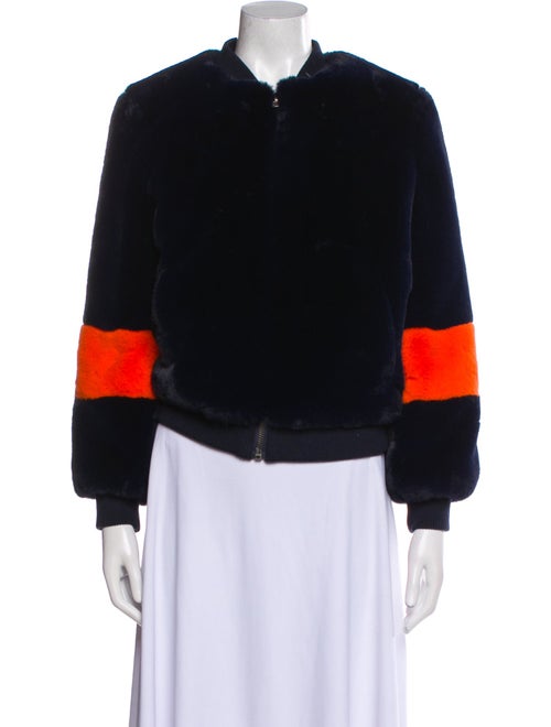 Apparis Colorblock Pattern Bomber Jacket