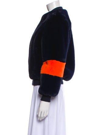 Apparis Colorblock Pattern Bomber Jacket