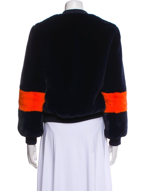 Apparis Colorblock Pattern Bomber Jacket