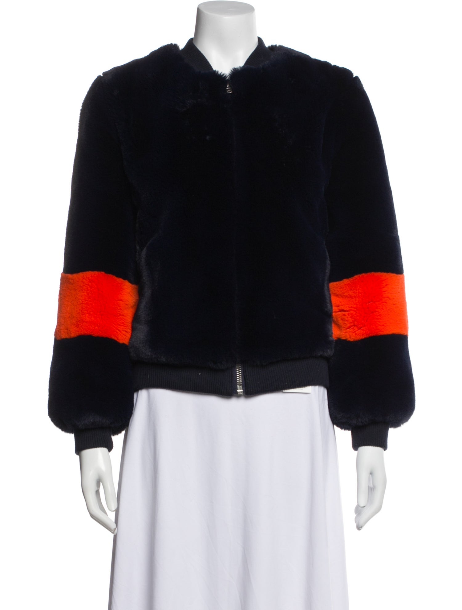 Apparis Colorblock Pattern Bomber Jacket