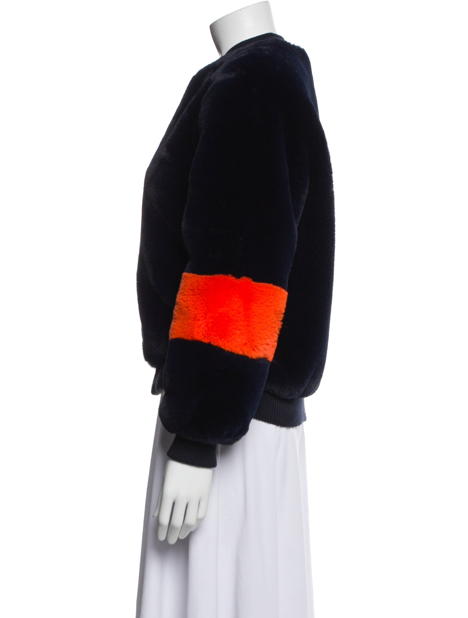 Apparis Colorblock Pattern Bomber Jacket