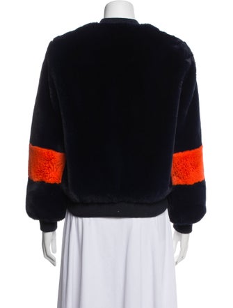 Apparis Colorblock Pattern Bomber Jacket