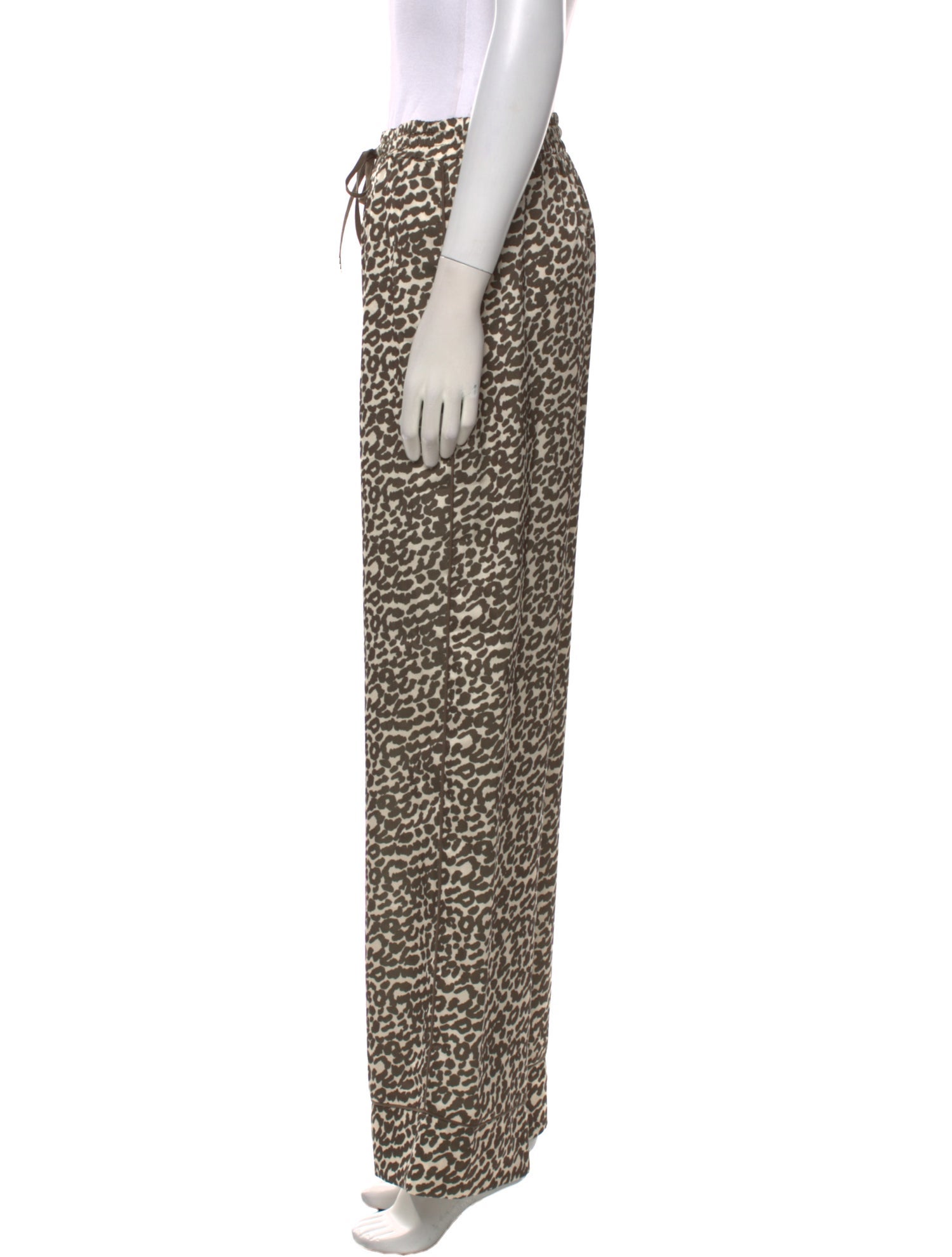 Apparis Animal Print Wide Leg Pants