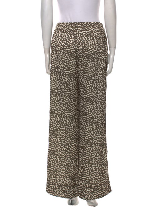 Apparis Animal Print Wide Leg Pants