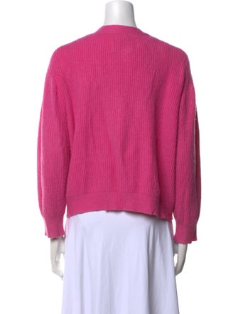 Apparis Crochet V-Neck Sweater