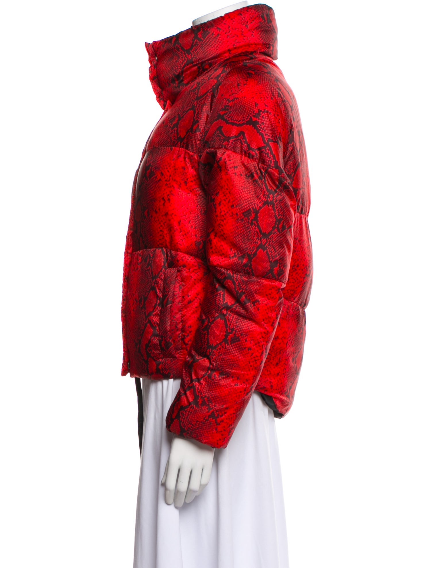 Apparis Floral Print Faux Fur Jacket