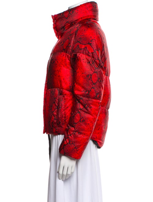 Apparis Floral Print Faux Fur Jacket