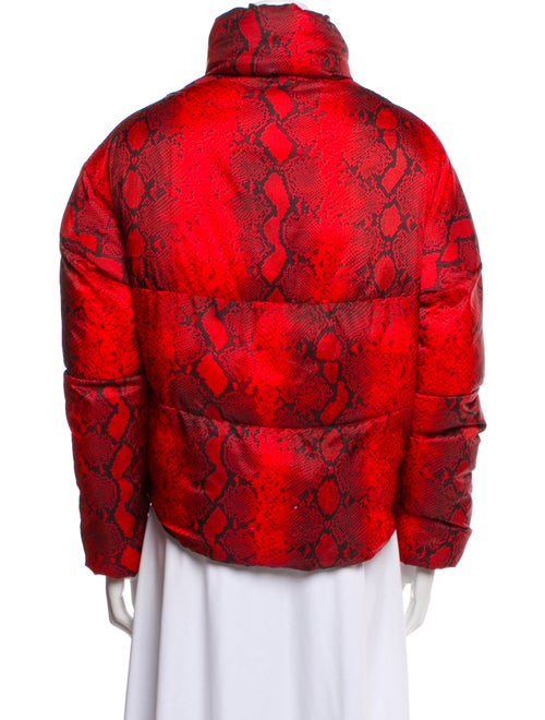 Apparis Floral Print Faux Fur Jacket